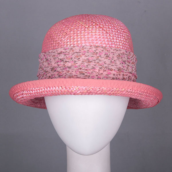 1122 Wheat Straw Dome Hat